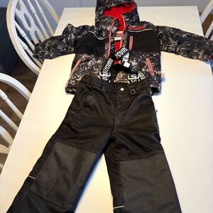 Obermeyer Camouflage Jacket with Red Trim